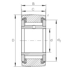 NATV20-PP Yoke type track rollers