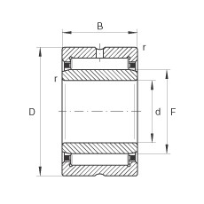 NKIS20 Needle roller bearings