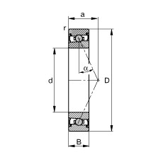 HCS7004-E-T-P4S Spindle bearings