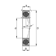 HCB7204-C-T-P4S Spindle bearings