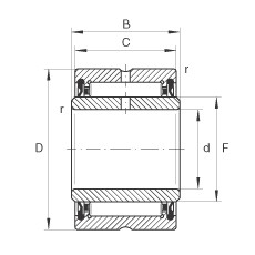 NA4904-2RSR Needle roller bearings