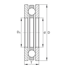 4405 Axial deep groove ball bearings