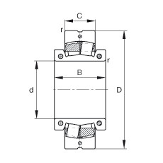 230SM150-MA Spherical roller bearings