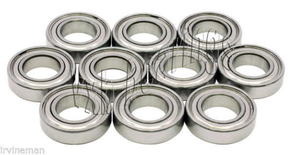 Lot 10 Stainless Steel Shielded Radial Miniature Ball Bearing 5x8x2.5 5mm x 8mm