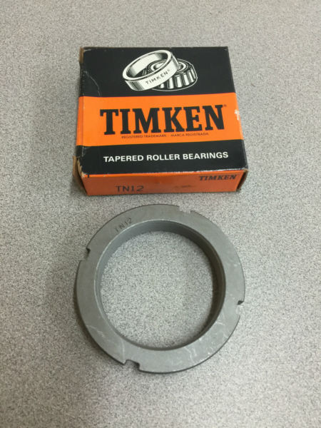 IN BOX TIMKEN BEARING LOCKNUT TN12