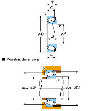 33225/462 Tapered roller bearings