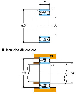 24034RH Spherical roller bearings