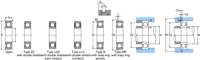 6204ZZP6/2A NTN SPHERICAL ROLLER BEARINGS