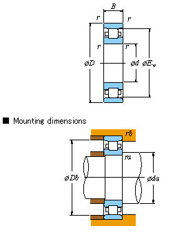 N217 Cylindrical roller bearings