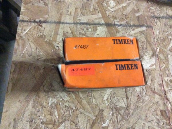 2-Timken tapered roller bearing  NOS 47487 free shipping to lower 48