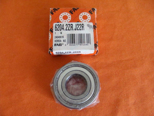 OLD STOCK FAG 20MM BEARING 6204.2ZR.J22R 20MM BORE
