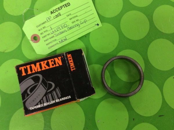 Timken Tapered Roller Bearing Cup PN: LM29710