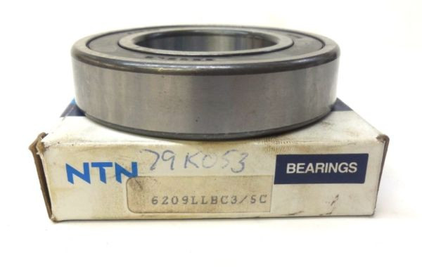 NTN SINGLE ROW BALL BEARING 6209LLBC3 85MM OD 45MM ID 19MM W