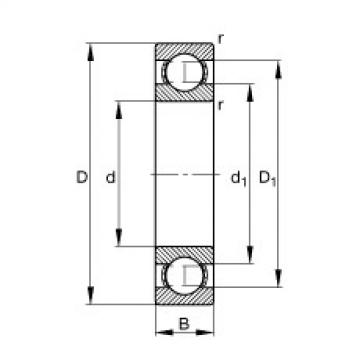 16004 Deep groove ball bearings