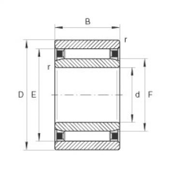 NAO20X35X17 Needle roller bearings