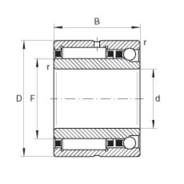 NKIA5904 Needle roller/angular contact ball bearings