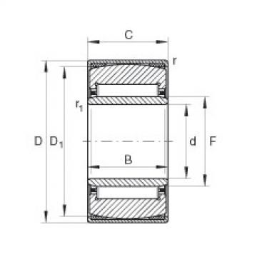 PNA20/42 Aligning needle roller bearings