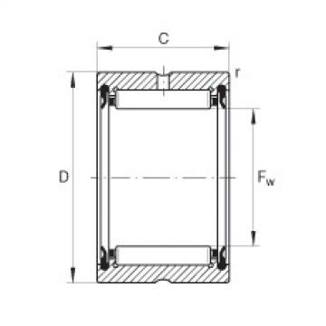 RNA4902-2RSR Needle roller bearings