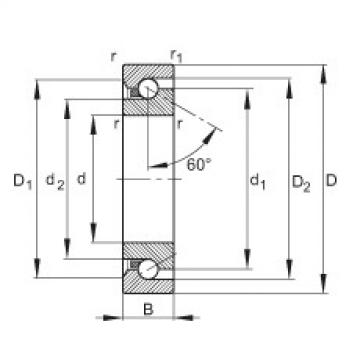 BSB2047-SU-L055 Axial angular contact ball bearings