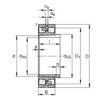 22260-K-MB + AH2260G Spherical roller bearings