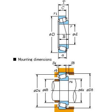 33217JR Tapered roller bearings