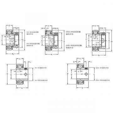 YA008RR bearing Wide Inner Ring Ball Bearings