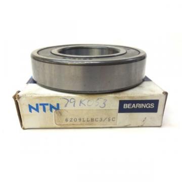 NTN SINGLE ROW BALL BEARING 6209LLBC3 85MM OD 45MM ID 19MM W