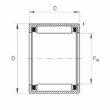 HK2016 Drawn cup needle roller bearings with open ends