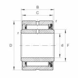 NA4904-RSR Needle roller bearings