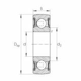 204-NPP-B Self-aligning deep groove ball bearings