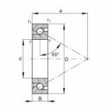 7602020-TVP Axial angular contact ball bearings