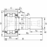 PWKR47-2RS Stud type track rollers