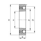 1204-K-TVH-C3 Self-aligning ball bearings