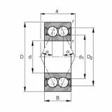 3004-B-2RSR-TVH Angular contact ball bearings